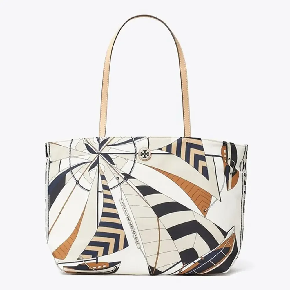 NEW‼️Tory Burch Nylon Printed Small Tote 180305